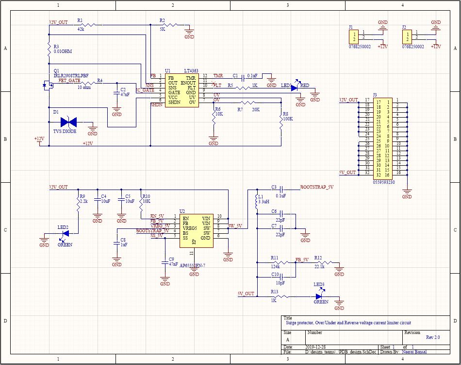 Manufactured PCB